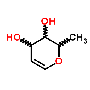 Structure of hex-5-enitol, 2,6-anhydro-1,5-dideoxy-