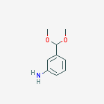 Structure of 3-(dimethoxymethyl)aniline