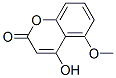 Structure of 4-Hydroxy-5-methoxy-2H-1-benzopyran-2-one