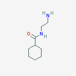 Cyclohexanecarboxamide, N-(2-aminoethyl)-结构式