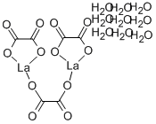 Structure of LANTHANUM OXALATE