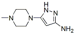 Structure of 3-(4-methylpiperazin-1-yl)-1H-pyrazol-5-amine