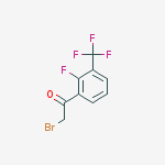 Structure of 2-Fluoro-3-(trifluoromethyl)phenacyl bromide