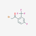 Structure of 4-Fluoro-2-(trifluoromethyl)phenacyl bromide