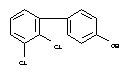 2',3'-dichlorobiphenyl-4-ol结构式