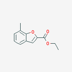 Structure of Ethyl 7-methylbenzofuran-2-carboxylate