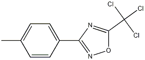 Structure of 3-p-toly-5-(trichloromethyl)-1,2,4-oxadiazole