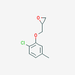 Structure of Oxirane, [(2-chloro-5-methylphenoxy)methyl]-