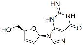 2,3-Didehydro-2,3-dideoxyguanosine结构式