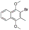 2-bromo-1,4-dimethoxy-3-methylnaphthalene结构式