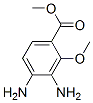 Structure of BENZOIC ACID 3,4-DIAMINO-2-METHOXY-,METHYL ESTER