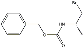 Structure of (S)-benzyl 1-bromopropan-2-ylcarbamate