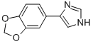 4-(1,3-Benzodioxol-5-yl)-1H-imidazole结构式
