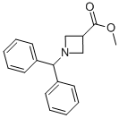 Structure of METHYL 1-(DIPHENYLMETHYL)AZETIDINE-3-CARBOXYLATE