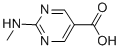 Structure of 2-(methylamino)pyrimidine-5-carboxylic acid