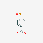 Benzoic acid, 4-(dimethylphosphinyl)-结构式