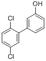 Structure of 3-HYDROXY-2,5-DICHLOROBIPHENYL