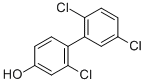 4-羟基-2,2,5-三氯联苯结构式
