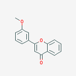 Structure of 2-[3-Methoxyphenyl]-4H-1-benzopyran-4-one
