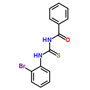 Structure of N-[(2-bromophenyl)carbamothioyl]benzamide