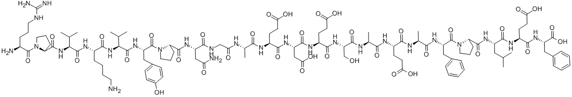 Structure of ACTH: 18-39, human