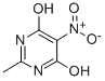 2-甲基-5-硝基-4,6-嘧啶二醇结构式