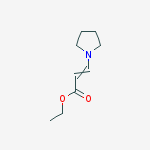 Structure of Ethyl trans-3-(1-pyrrolidino)acrylate