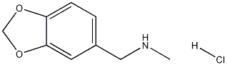 Structure of 1-(Benzo[d][1,3]dioxol-5-yl)-N-methylmethanamine hydrochloride