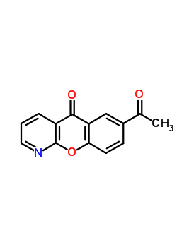 Structure of 7-Acetyl-5-oxo-5H-(1)benzopyra