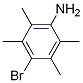 Structure of 3-Amino-6-bromodurene