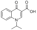 1-ISOPROPYL-4-OXO-1,4-DIHYDRO-3-QUINOLINECARBOXYLIC ACID结构式