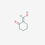 Chemical structure of (2E)-2-(HYDROXYMETHYLENE)CYCLOHEXANONE