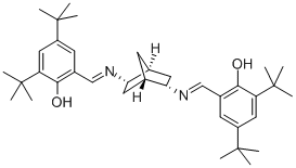 Structure of (1S,2S,4S,5S)-2,5-BIS(3,5-DI-TERT-BUTYL-2-HYDROXYBENZYLIDENEAMINO)BICYCLO[2.2.1]HEPTANE