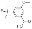Structure of 3-METHOXY-5-(TRIFLUOROMETHYL)BENZOIC ACID