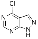 Structure of 4-Chloro-1H-pyrazolo[3,4-d]pyrimidine
