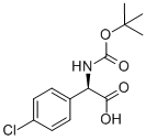 Structure of N-Boc-(4-Chlorophenyl)glycine