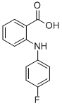 Structure of N-(4-FLUOROPHENYL)ANTHRANILIC ACID