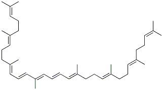 (6E,10E,12E,14E,16E,18E,22E,26E)-2,6,10,14,19,23,27,31-octamethyldotriaconta-2,6,10,12,14,16,18,22,26,30-decaene结构式