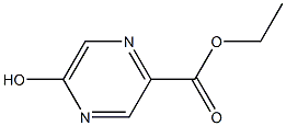 Ethyl 5-hydroxy-2-pyrazinecarboxylate结构式