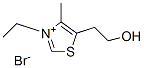 Structure of 3-Ethyl-5-(2-hydroxyethyl)-4-methylthiazolium bromide