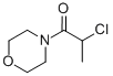 Structure of MORPHOLINE,4-(2-CHLORO-1-OXOPROPYL)-