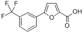 Structure of 5-[3-(TRIFLUOROMETHYL)PHENYL]-2-FUROIC ACID