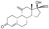 Structure of (8S,10R,13S,17R)-17-ethynyl-17-hydroxy-13-methyl-11-methylene-2,6,7,8,9,10,12,14,15,16-decahydro-1H-cyclopenta[a]phenanthren-3-one