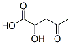 2-hydroxy-4-oxopentanoic acid结构式