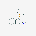 1-二-异丙基膦基-2-(N,N-二甲基氨基)-1H-茚结构式