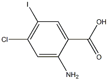 Structure of 2-AMino-4-chloro-5-iodo-benzoic acid