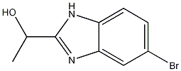 1-(6-bromo-1H-benzimidazol-2-yl)ethanol结构式