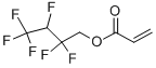 Structure of 2,2,3,4,4,4-Hexafluorobutyl acrylate