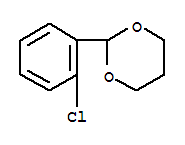 Structure of 1,3-Dioxane,2-(2-chlorophenyl)-