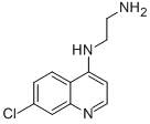 N1-(7-氯喹啉-4-基)乙烷-1,2-二胺结构式